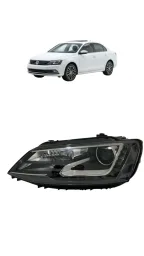 Farol Esquerdo Jetta MK6 2011 2012 a 2018 C/ Led ORIGINAL