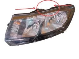 Farol Esquerdo Sandero 15/20 Logan 2014 a 2020 Friso Preto