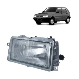 Farol Esquerdo Fiat Uno Fiorino Premio 1991 92 93 94 A 2004