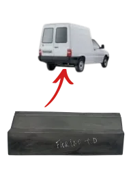 Para-choque tampa traseiro direito Fiorino 1988/13 7694297