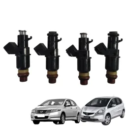 Jogo 4 Bico Injetor Honda Fit City 1.5 2009 A 2014 9 Furos