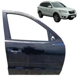 Porta Dianteira Direita hyundai Santa Fe 2007 a 2010 c/ furo