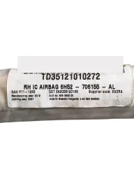cortina direita airbag teto Land Rover Freelander 2 2012 6H52-706155-AL