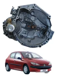 Caixa Cambio Peugeot 206 Citroen C3 1.4 8v 2004 a 2007 Varão
