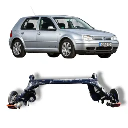 Eixo Traseiro Golf Bora 98/2013 Audi A3 97/2006 Freio Disco