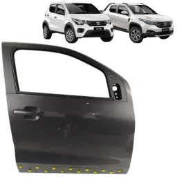 Porta Dianteira Direita Fiat Strada 2021 A 2025 C/ Friso