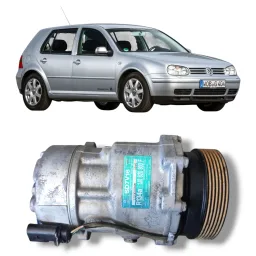 Compressor Ar Cond Golf Audi A3 Bora Passat 2000/2013 Sanden