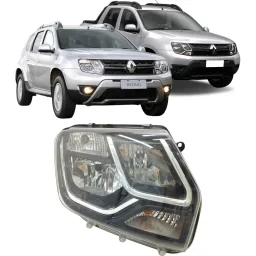 Farol Renault Duster OROCH 2016 2017 2018 2019 2020 2021 Dir