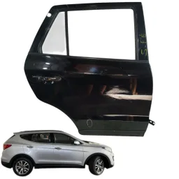 Porta Traseira Direita Hyundai Santa Fe 2007 A 2010