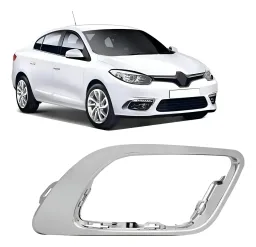 Moldura  Aro Grade Milha Direita Fluence 2015 2016 a 2018