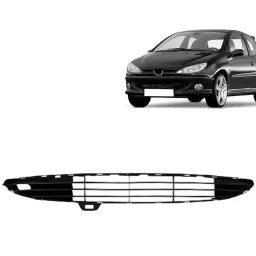 Grade Central Inferior Parachoque Peugeot 206 2004 a 2010