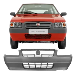 PARACHOQUE FIAT UNO FIRE 09/12 CINZA DIANTEIRO