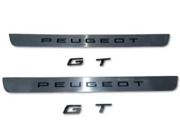 Par Emblema Porta Dianteira Peugeot 208 2025 GT 1.0 Turbo