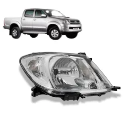 Farol Direito Hilux 2006 2007 a 2011 Pisca Cristal