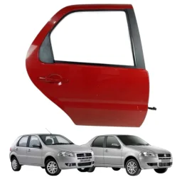 Porta Traseira Direita Fiat Palio Siena 2008 a 2016 Friso