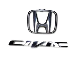 EMBLEMA TAMPA TRASEIRA HONDA CIVIC 2007 A 2011