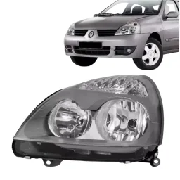 Farol Clio 2003 2004 2005 2006 A 2012 Mascara Cinza Le