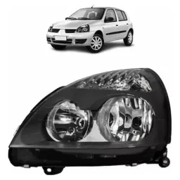 Farol Clio Máscara Negra 2003 A 2012 Esquerdo