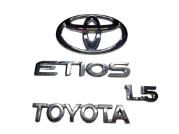 Kit Emblema Tampa Traseira Etios 1.5 2018/2019