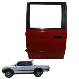 Porta Traseira Esquerda Mitsubishi L200 Outdoor 2005 á 2011