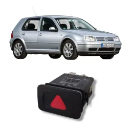 Botão pisca alerta painel VW Golf Mk4 2000 2006 original