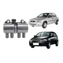 Bobina Ignição Gm Corsa 1.0/1.4/1.6 8v Mpfi Conector 4 Pinos
