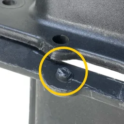 Defletor Radiador Chevrolet Silverado 1997 A 2001 Detalhe