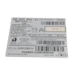 RÁDIO CD PLAY PIONEER DEH M1507ZC PEUGEOT CITROEN BLUETOOTH