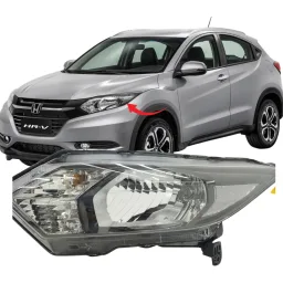 Farol Hrv 2015 16 2017 2018 Esq Original Honda c/Peq Detalhe