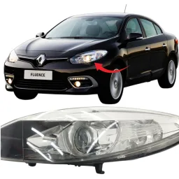 Farol Fluence 2015 2016 2017 2018 XENON Esq Original Renault