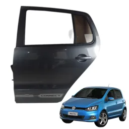 Porta Traseira Esquerda Volkswagen Fox 2015 a 2022 Original