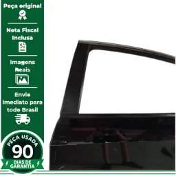 PORTA TRASEIRA ESQUERDA HONDA CIVIC G10 2017 A 2021 ORIGINAL