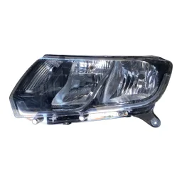 Farol Esquerdo Sandero 15/20 Logan 2014 a 2020 Friso Cromado