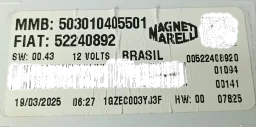 Kit Modulo Injeção Fiat Strada Volcano 1.3 Flex 107cv 2025