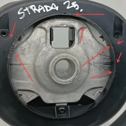 Volante Direção com Comando Fiat Strada 2023 2024 2025 2026 4013898B3DAC