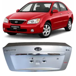 Tampa Traseira Cerato 2006 2007 2008 2009 Prata