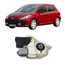 Motor Máquina Vidro Porta Dianteira Esquer Peugeot 307 02 12