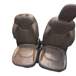 PAR BANCOS DIANTEIROS ORIGINAL FIAT TORO 2016 A 2027 COURO
