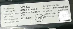 Kit Airbag Volkswagen Taos 2022 2023 2024 2025