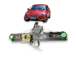 Máquina vidro elétrica tras esquerdo Ford Focus 2014 a 2017