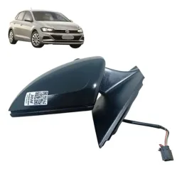 Retrovisor Elétrico Esquerdo Vw Polo Virtus 2018/2023