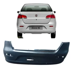 Parachoque traseiro fiat siena g3 g4 2007 a 2016
