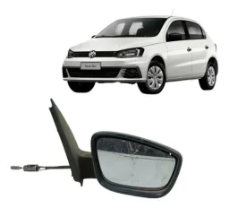 Retrovisor Manual L.d Volkswagen Gol G6 G7 2013/2020 SUCATA