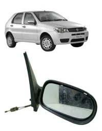 Retrovisor Manual L.d Fiat Palio 2004/2010 (SUCATA)