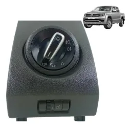 Moldura Com Botão Farol De Milha Volkswagen Amarok 2023