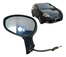 Retrovisor Manual Esquerdo Fiat Punto 2007 A 2011