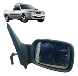 Retrovisor Manual Direito Ford Courier 98 Original