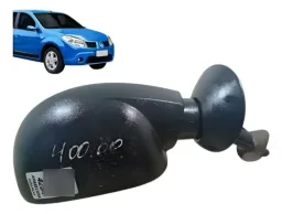 Retrovisor Manual Esquerdo Renault Sandero 2006/2011