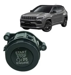 Botão Ignição Start Stop Jeep Compass 2017/2022