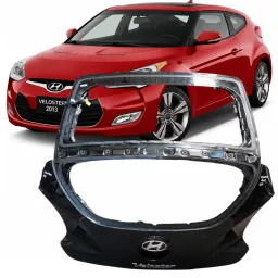 Tampa Traseira Veloster 2012 2013 Preto